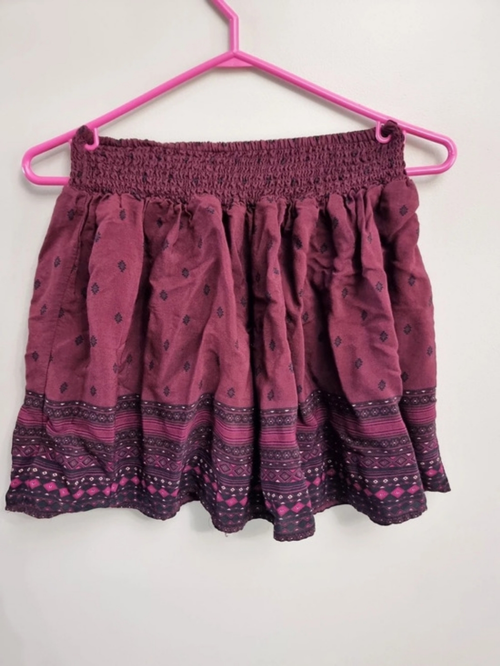 Garage Women's Geometric Mini Skirt Size XS
